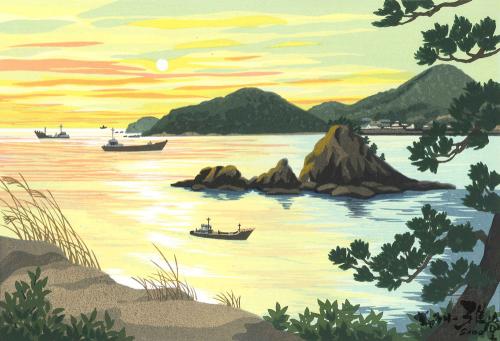 瀬戸の夕なぎ（ターナー島)